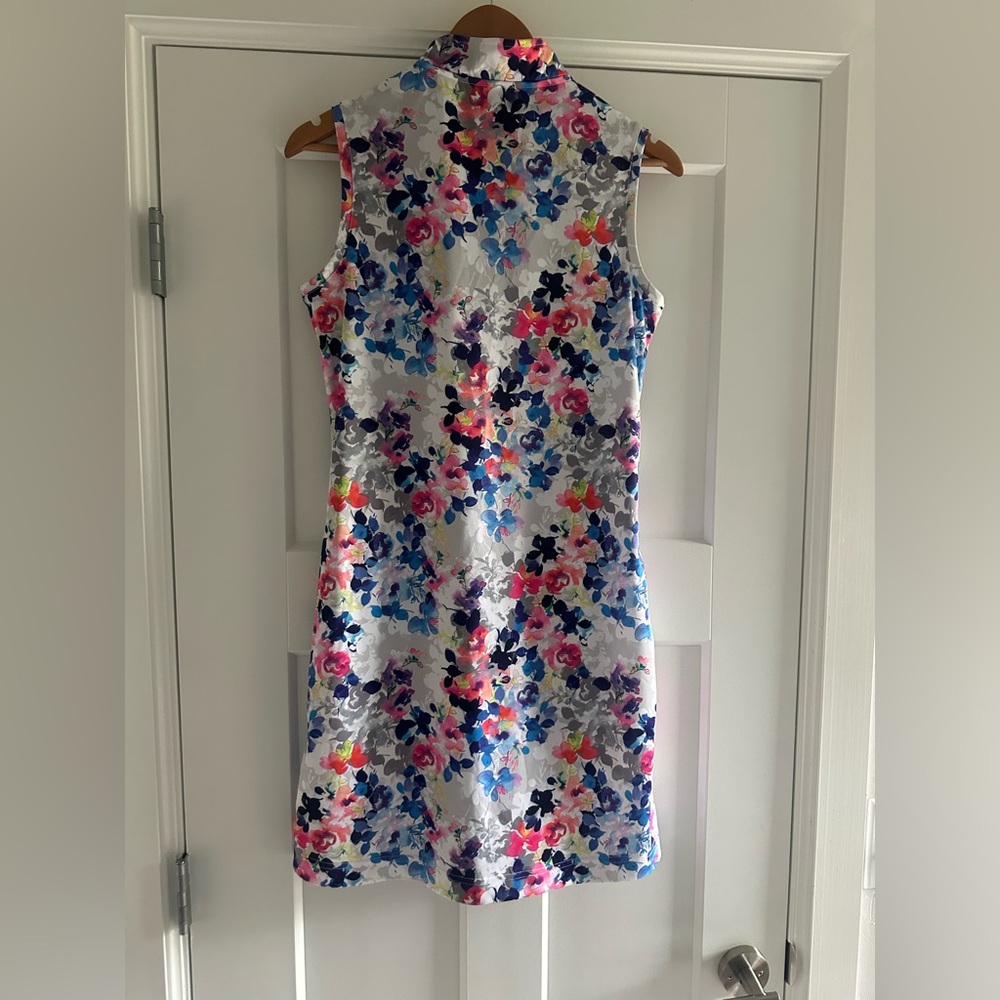 Daily Sports Mira White Patterned Golf Dress Floral - Picture 7 of 8